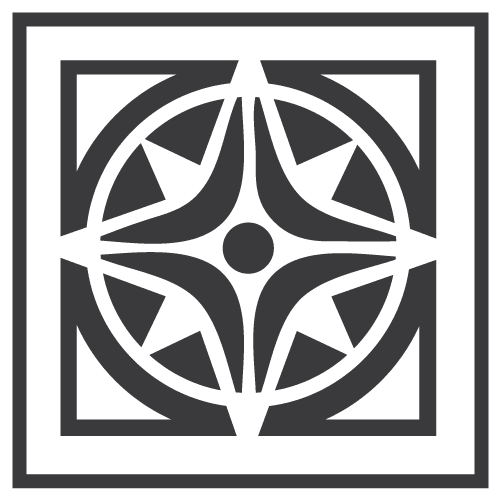 Guiding Road Recovery Center emblem in black