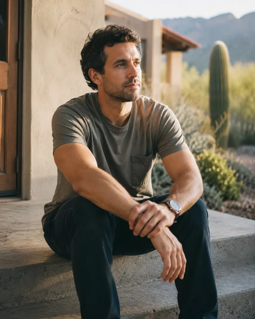 Man considering men's residential rehab at Guiding Road Recovery Center in Phoenix, Arizona