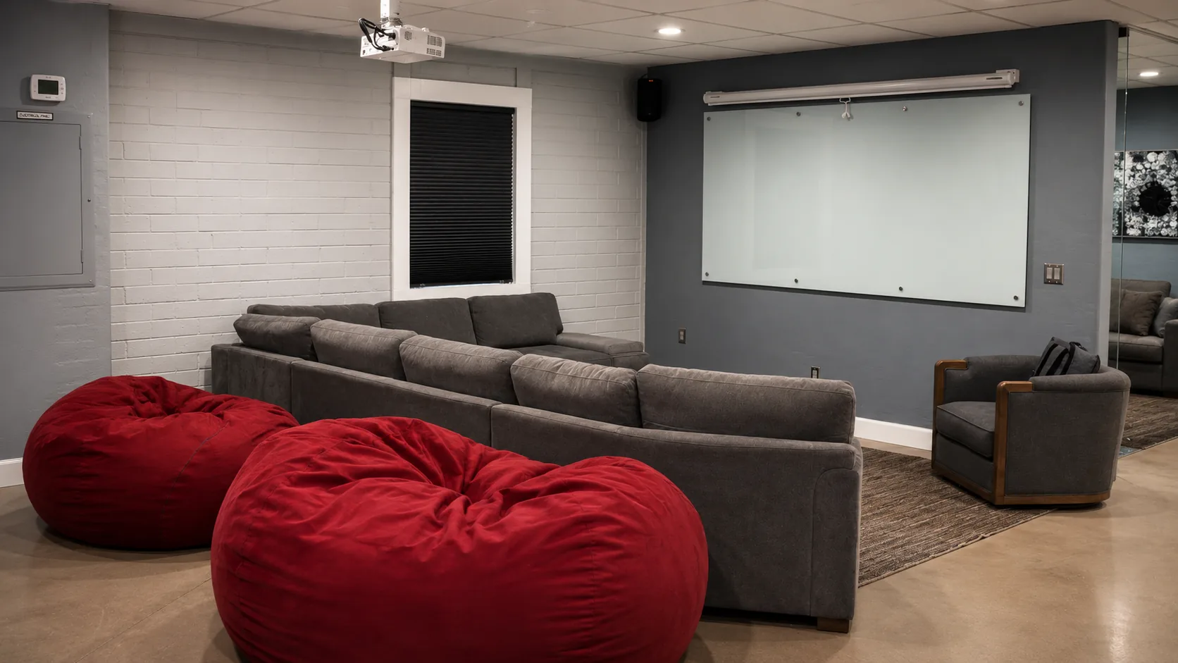 Lounge at a Guiding Road facility