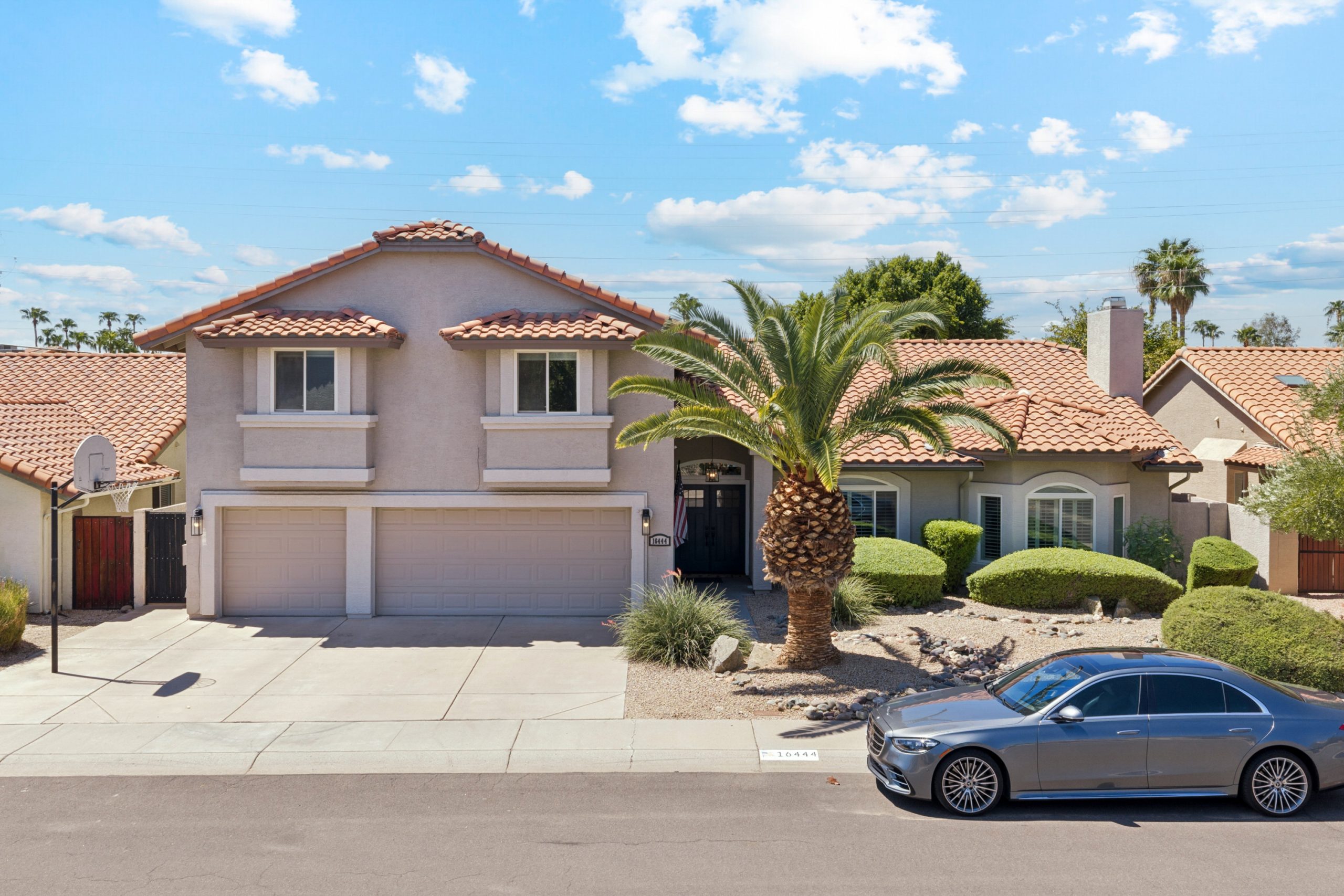 Aerial view of Guiding Road Scottsdale