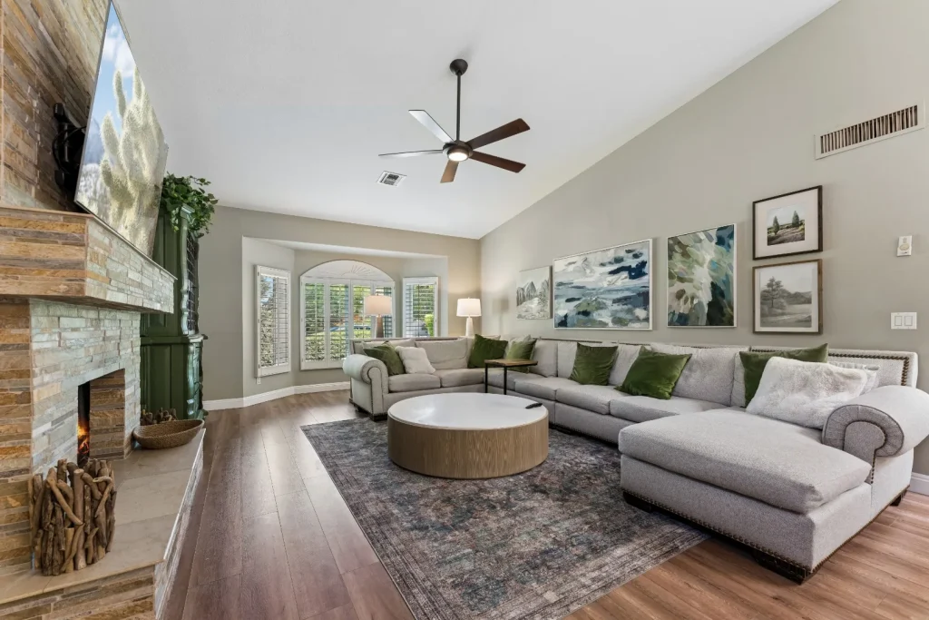 Living room at Guiding Road Scottsdale